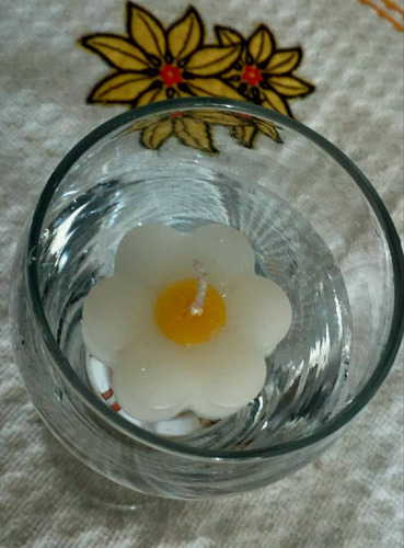 Imagen 7 de 7 de 24 Velas Flotantes Y/o Decorativas Flores