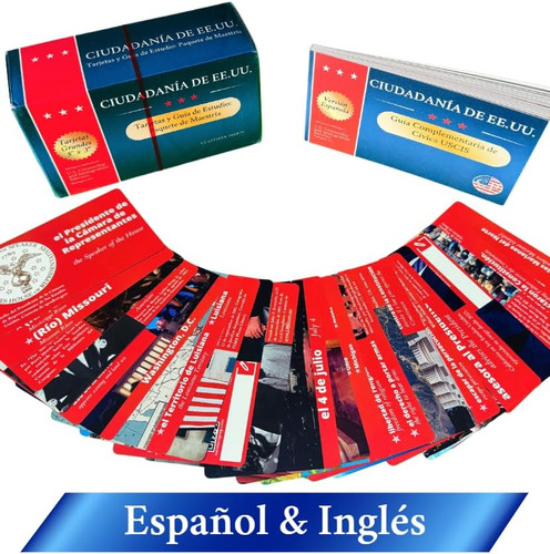 Libro: Us Citizenship Test Flashcards & Study Guide Combo Se