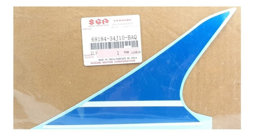 Calco Deflector Tanque Derecho Suzuki Gixxer 68184-34j10