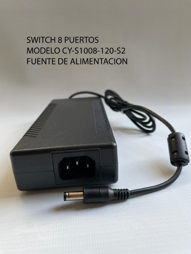 Imagen 5 de 10 de Switch Poe Cctv Ethernet 8 Puertos Cygnus Cy-s1008-120-s2