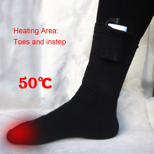 adecuados para Mantenerse Calientes al Aire Libre en Invierno Ewha Calcetines calefactores el/éctricos Calcetines calefactores para Hombres y Mujeres