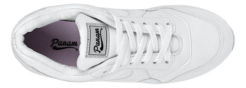 Tenis Casuales Joven Panam 0108510010 Simipiel Blanco