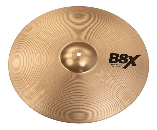 Platillo Sabian 41809x 18 Pulgadas Rock Crash B8x Cymbal