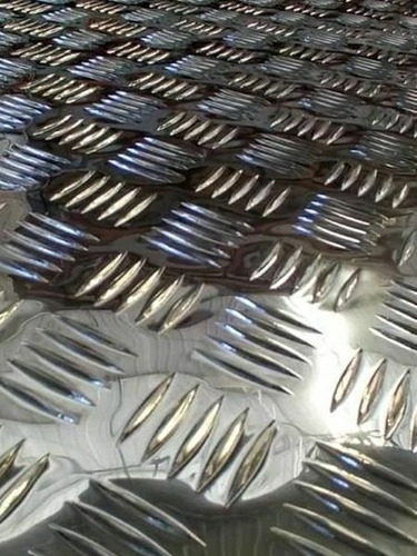 Chapa De Alumínio Xadrez 2000x1000mm Na Esp De 1.20 Mm
