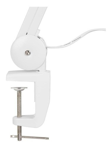 Lupa de bancada estetica led com dimmer Solver HL410 Branco