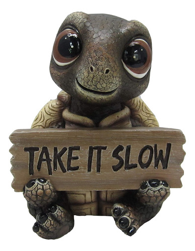 Tortugas Zippy Con Letrero (juego De 4 Piezas) | Decoracio