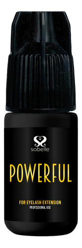 Cola Sobelle Powerful Alongamento De Cílios 3ml Cor Preto