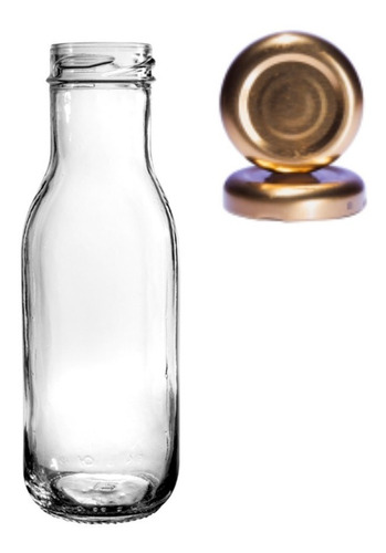 Botella Frasco Envase Recipiente Vidrio 24 Und  250 Ml 