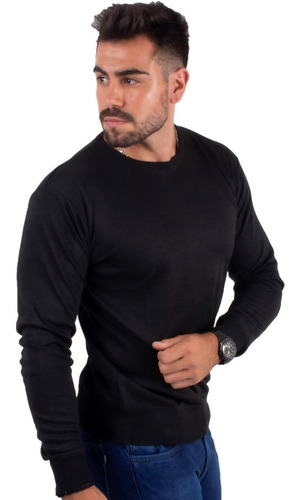 Imagen 2 de 6 de Sweater De Hombre Importado Pullover Escote O Varios Colores