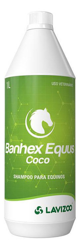 Shampoo Para Equinos Banhex Equus Coco Lavizoo 1l