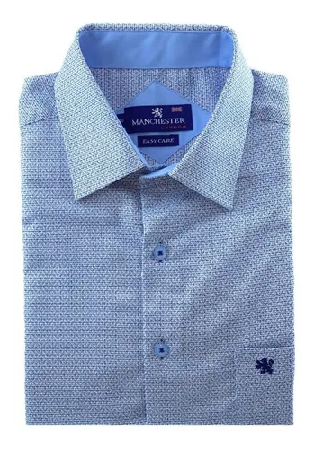 Camisa Vestir M/ L Cuadros Manchester Caballero 724 Camisa Vestir M/ L Cuadros Manchester Caballero 724