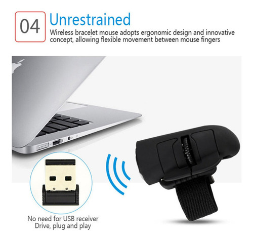 Mini Ergonomic Bluetooth Wireless Finger Ring Mouse