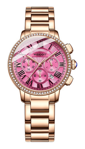 Reloj Wishdoit Original Para Mujer, Moderno, Con Diamantes,