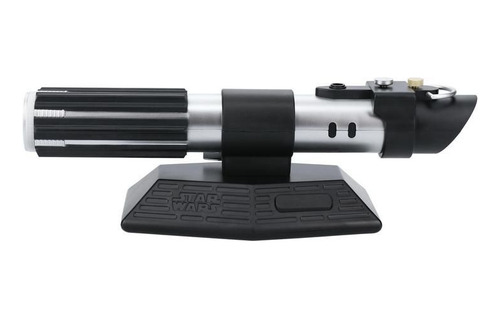 Lampara De Noche Decorativa Sable De Luz Star Wars Estructura Negra