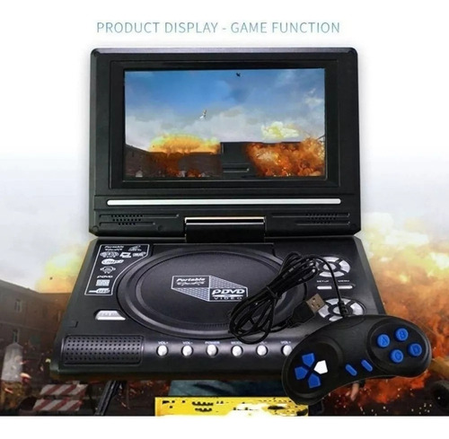 Dvd Player Portátil Com Tela De 7,8best