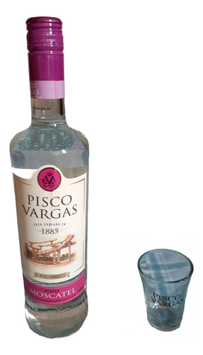 Pisco Vargas Moscatel Botella 750ml