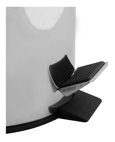 Imagen 4 de 6 de Escobilla Acero + Cesto Basura Acero Inox. 3l - Sheshu Home