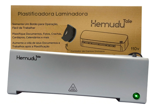 Plastificadora Laminadora A4 Compacta Hemudu Tale Mundi 110v