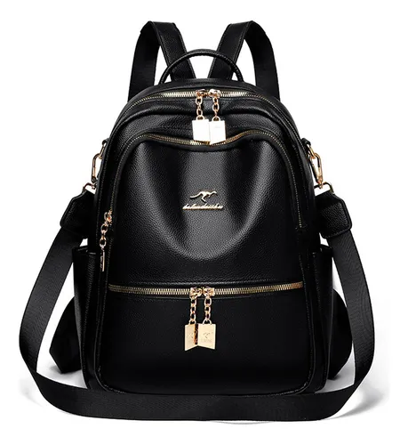 comprar Mochila Feminina Couro Alta Qualidade C\u002F Alça Ombro Elegante