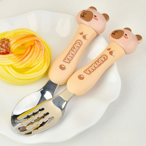 Lonchera Aislante Para Niños Con Cuchara Y Tenedor