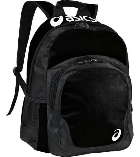 Mochila Asics Team Backpack Zr1125.9090 Zr1127.5090 Unisex Color Negro Diseño De La Tela Liso