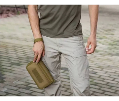 Bolso De Mano Largo Con Forma De Cartera Táctica Para Hombre