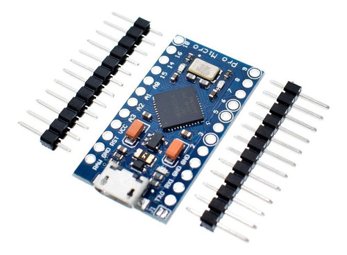 Pro Micro Atmega32u4 16mhz 5v Compatível Arduino + Micro Usb