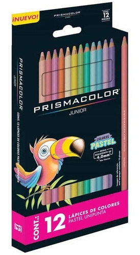 Colores Prismacolor Junior Lápices Pastel 12 Piezas 