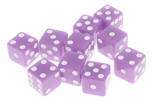 10 Dados De Juego De Mesa. 2 Piezas