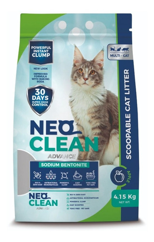 Arena Gatos Neoclean Aroma Limón 4.15 Kg