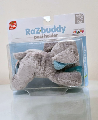 Chupete 0m+ Razbuddy Importado Eua Gris 0-6 Meses