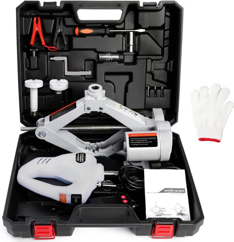 Gato Hidraulico Electrico Con Llave De Impacto Kit