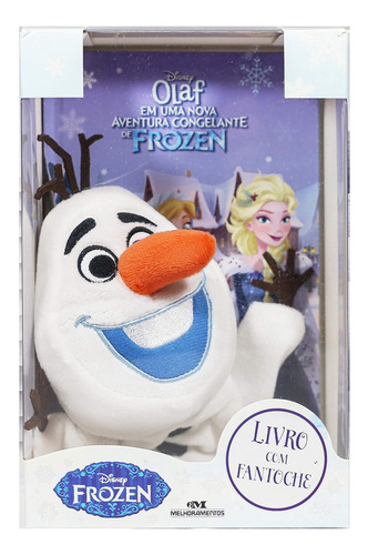 Livro Frozen Olaf Em Uma Nova Aventura Congelante Disney