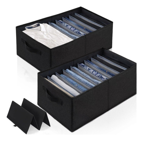 Augfox Organizador De Jeans De Gran Tamaño Para Arm 2pc Cstm