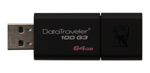 Pendrive Kingston 64 Gb Dt100 Usb 3.1 Original A1click