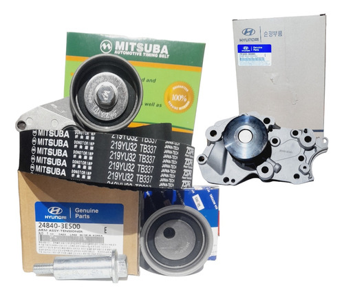 Kit Correa De Tiempo Hyundai Santa Fe 2.7 Con Bomba  De Agua