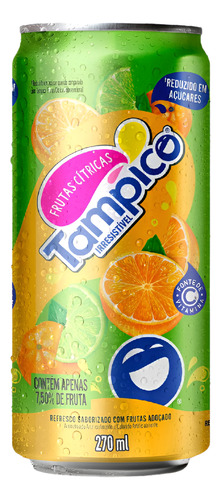 Suco Tampico Frutas Cítricas Lata 270ml 6 Unidades - Gamer