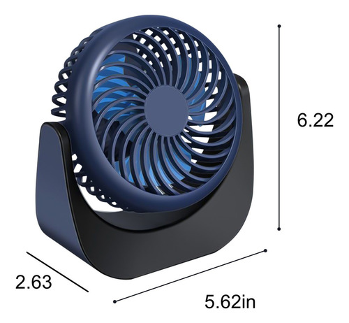 Wa J Desktop Small Fan Ventilador De Escritorio Recargable