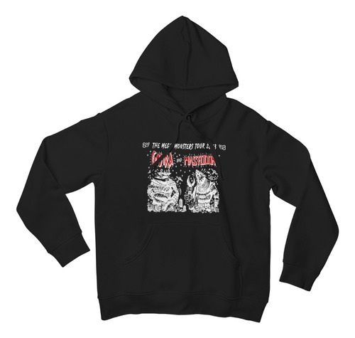 Buzo Hoodie Capota Gojira Mastodon The Mega Monsters Unisex