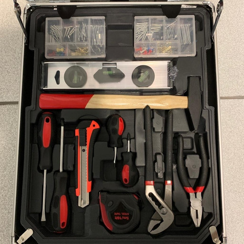 Kit Caixa De Ferramentas Com 254 Peças Com Maleta Case
