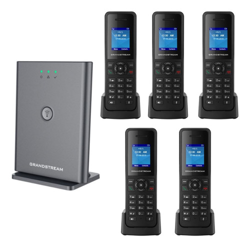 Base Teléfono Grandstream Dp752 + 5 Handy Dp720 