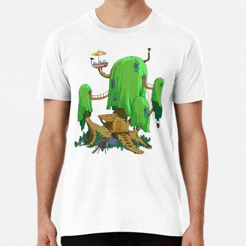 Remera Árbol De Adventure Time Algodon Premium