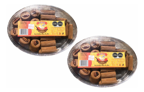 Dulce Mexicano Leche Mostachón Macarrón Nuez 450pz 25g C/u