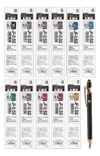 Zebra Gel Ballpoint Pen Sarasa Grand 0.5mm 11 Color Retracta