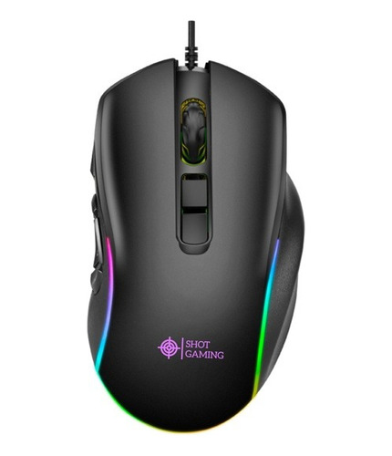 Mouse Gamer Shot Pro Series Usb Shot-m850 C/pesas 7200 Dpi