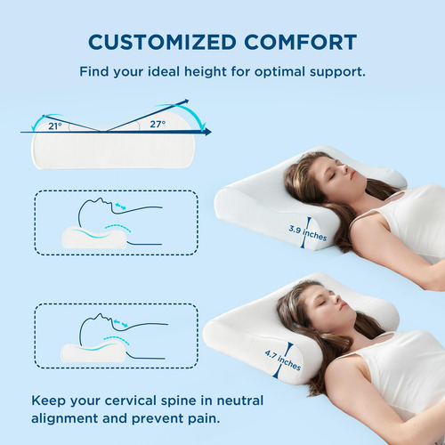 Almofada De Apoio Cervical Para Pescoço Bedsure For Sleeping