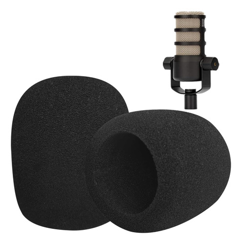 Pop Filter Foam Mic Cover Compatible With Rode Podmic N...