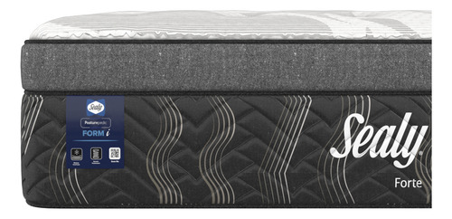 Colchón Queen Size Sealy E-forte Cushion Foam - Firme 37 Cm De Altura - Soporte Lumbar Y Perimetral
