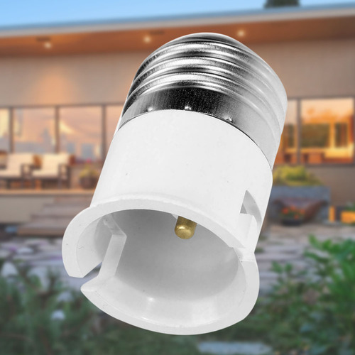 Adaptador De Luz Convertidora E27 A B22, Soporte De Lámpara,