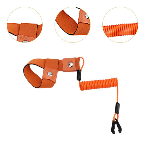 Cordón Para Interruptor De Apagado De Barco, Piezas Naranja